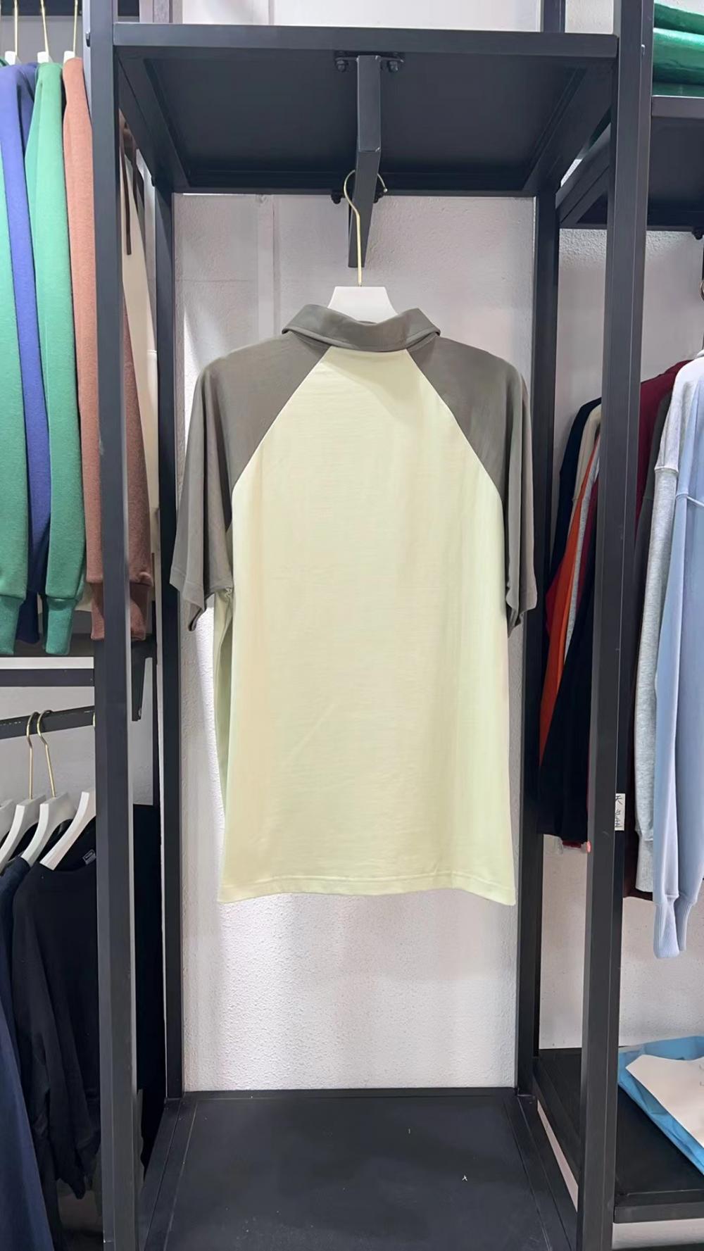 New Cotton Colorblock Raglan Collar POLO (240g 7A Antibacterial) view 5