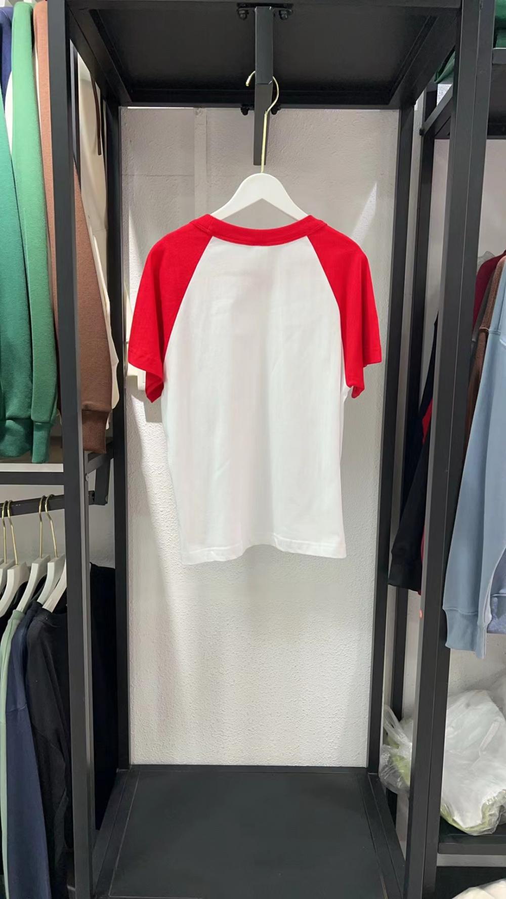 New Kids Cotton Colorblock Raglan Crew Neck Short Sleeve (200g) view 3