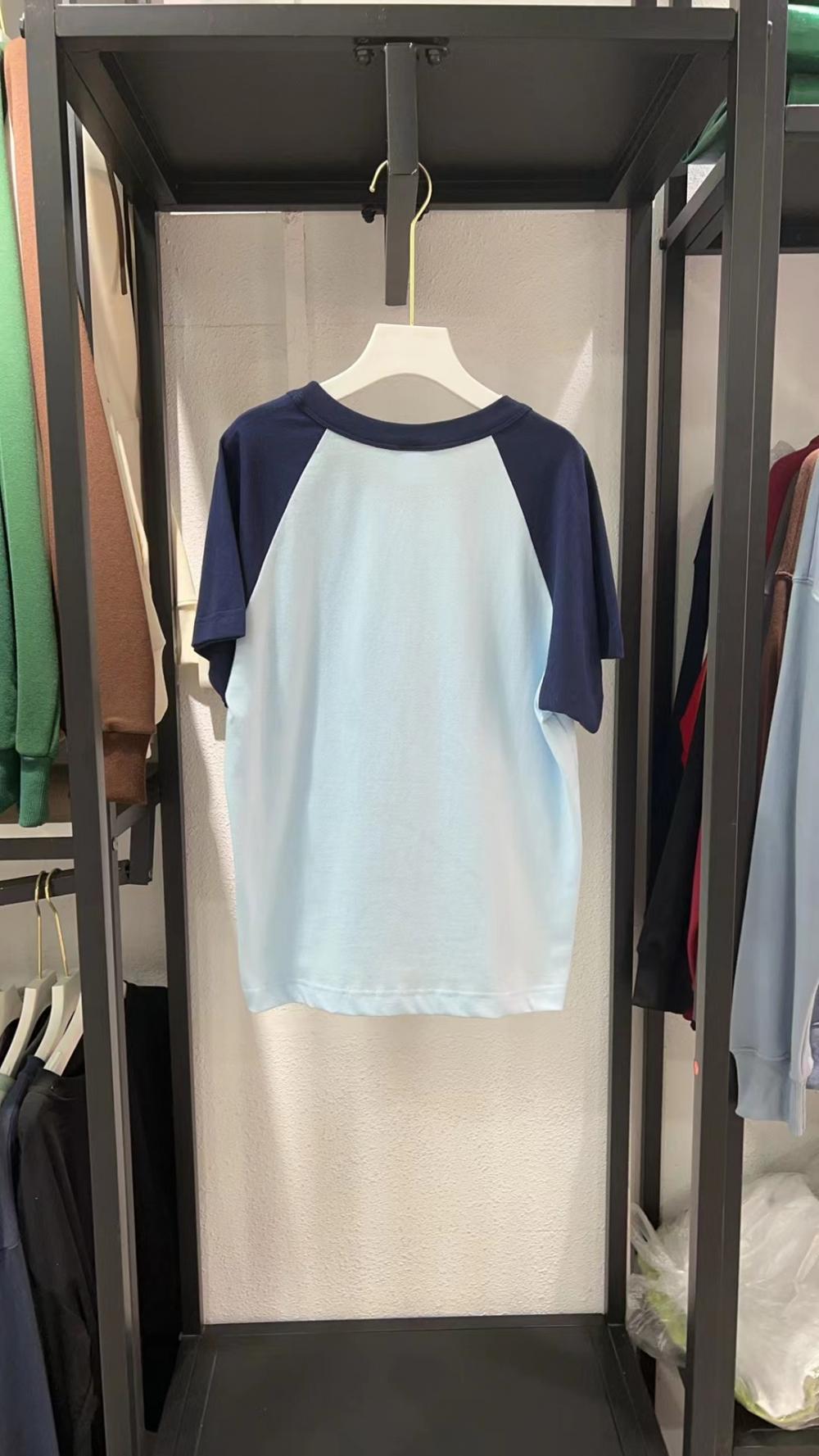 New Kids Cotton Colorblock Raglan Crew Neck Short Sleeve (200g) view 7