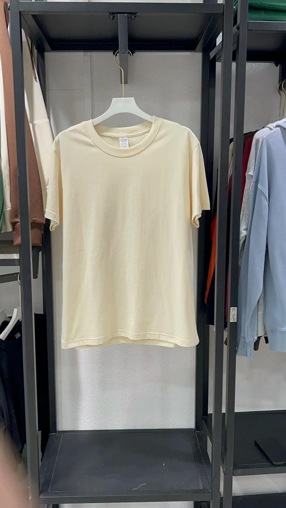 New Cotton Regular Shoulder Crew Neck Short Sleeve (230g Long Staple Cotton) view 21