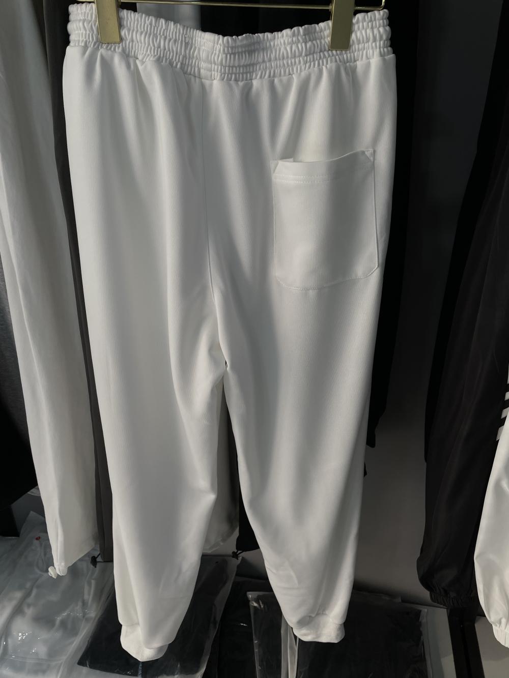Street Twill Loose Ribbed Jogger Sweatpants (260g Cotton-Like) view 2