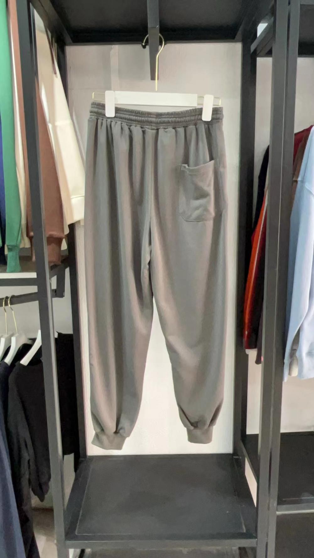 Street Twill Loose Ribbed Jogger Sweatpants (260g Cotton-Like) view 6
