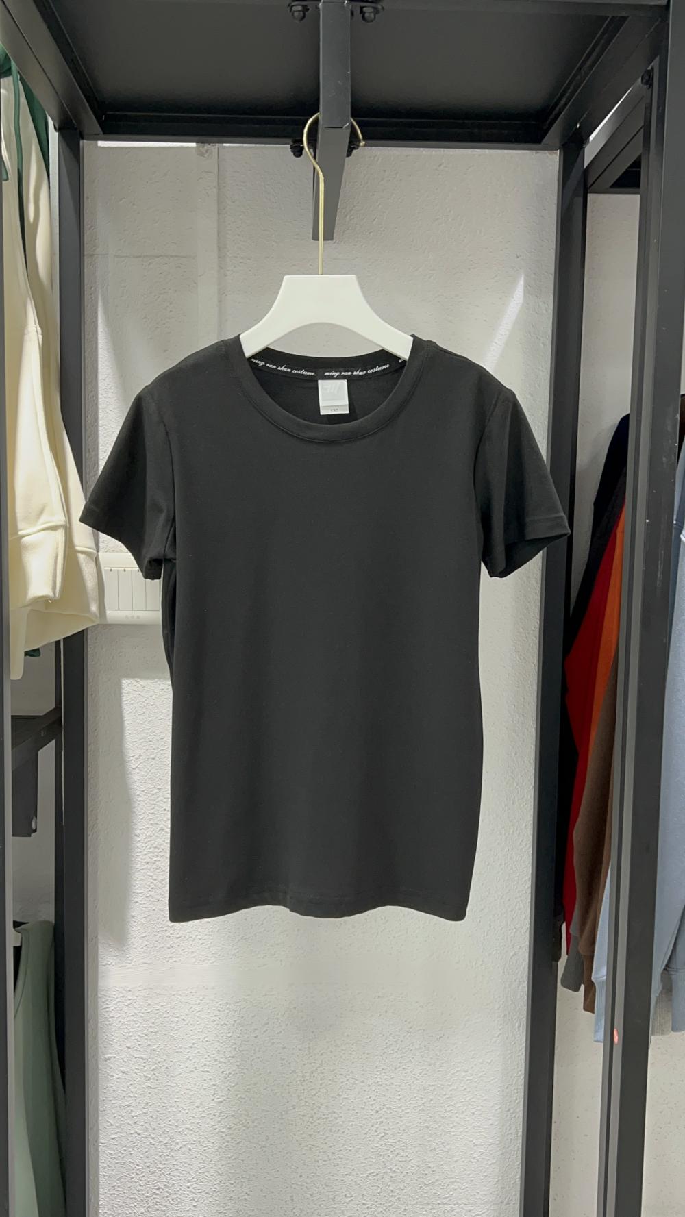 Crew Neck Regular Shoulder Short Sleeve (200g Modal) view 4