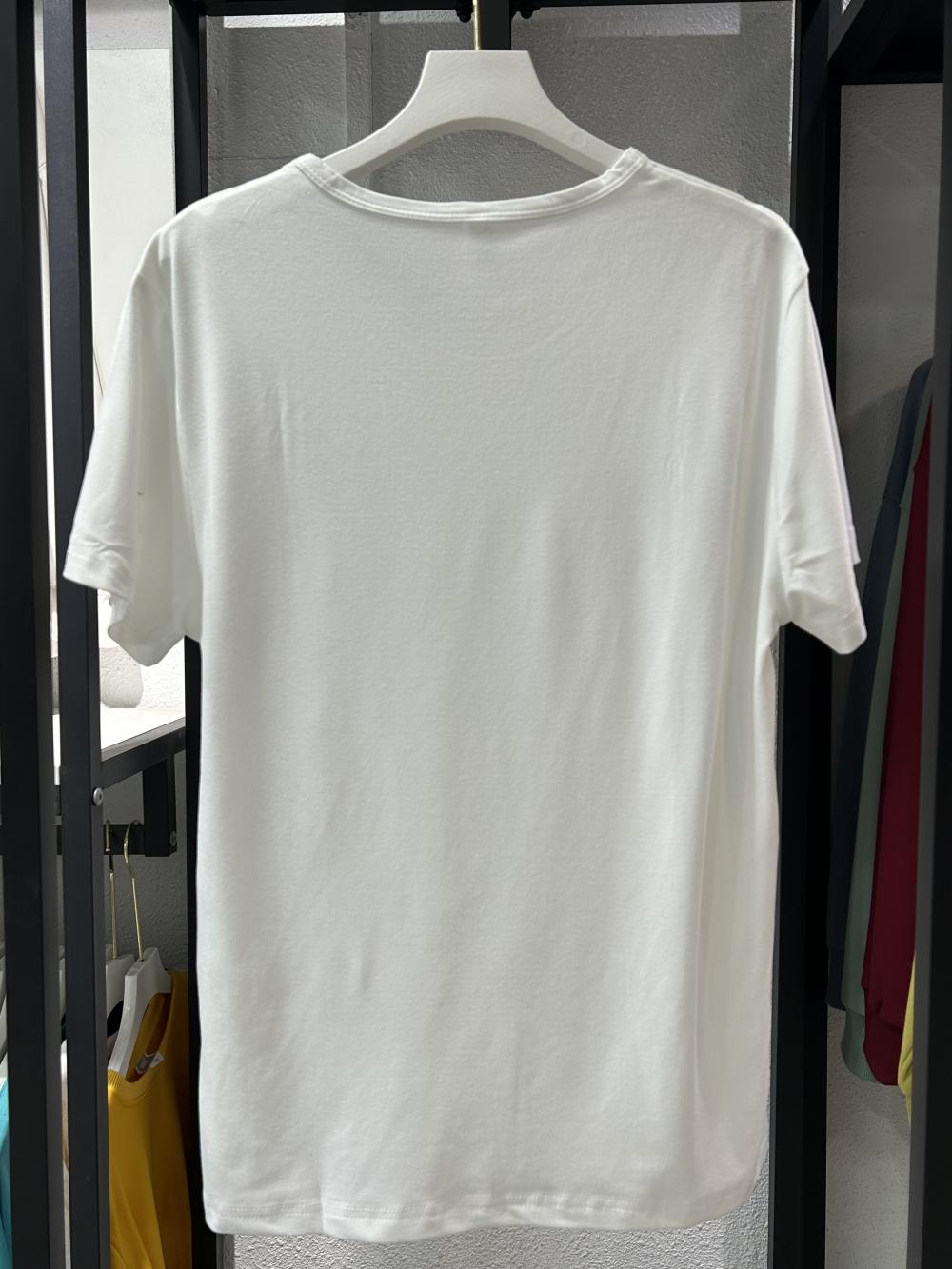 Polo Regular Shoulder Crew Neck Short Sleeve (200g Modal) view 3