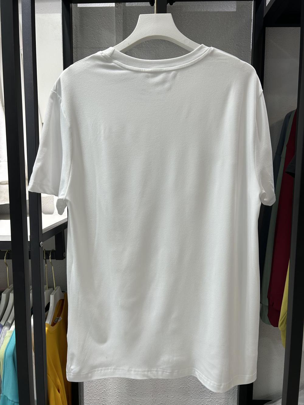 Crew Neck Regular Shoulder Short Sleeve (200g Modal) view 3