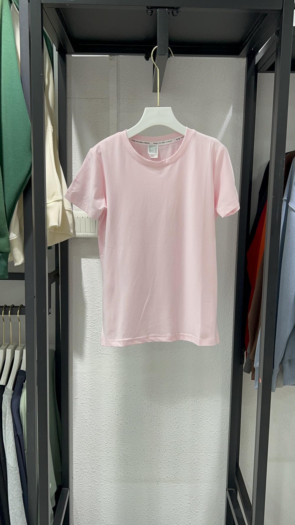 Crew Neck Regular Shoulder Short Sleeve (200g Modal) view 6