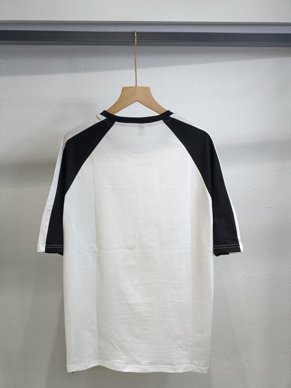 Raglan Colorblock Drop Shoulder Crew Neck 3/4 Sleeve (200g Cotton) view 8