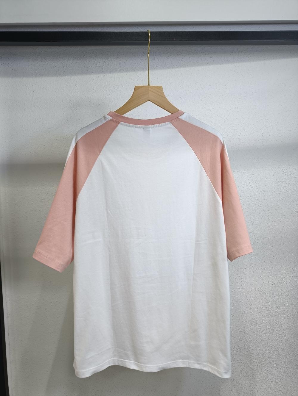 Raglan Colorblock Drop Shoulder Crew Neck 3/4 Sleeve (200g Cotton) view 16