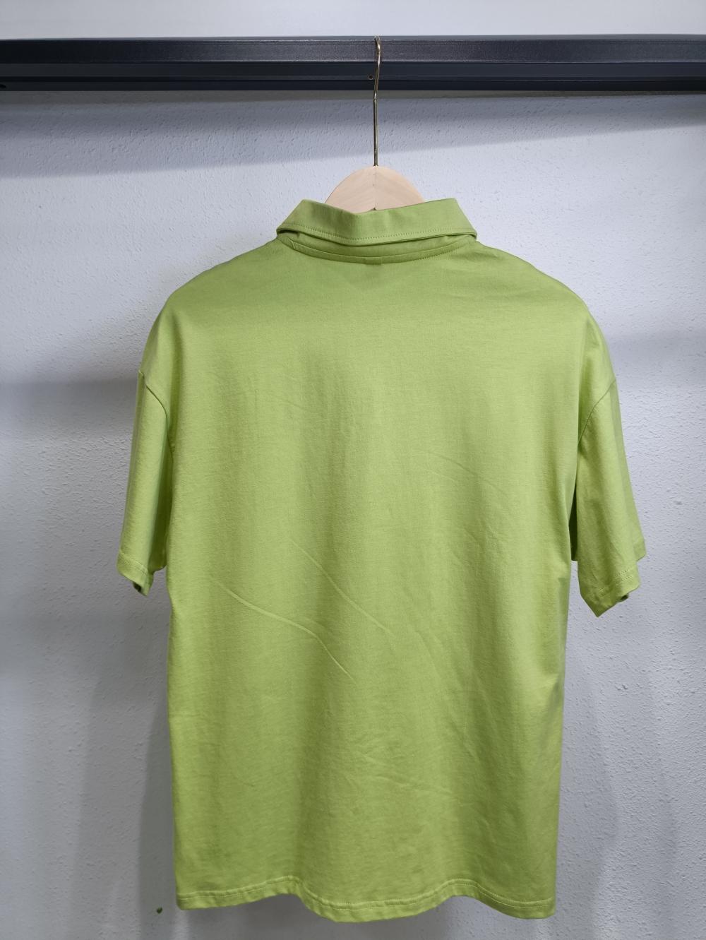 Drop Shoulder Collar Short Sleeve Polo (200g Cotton) view 9