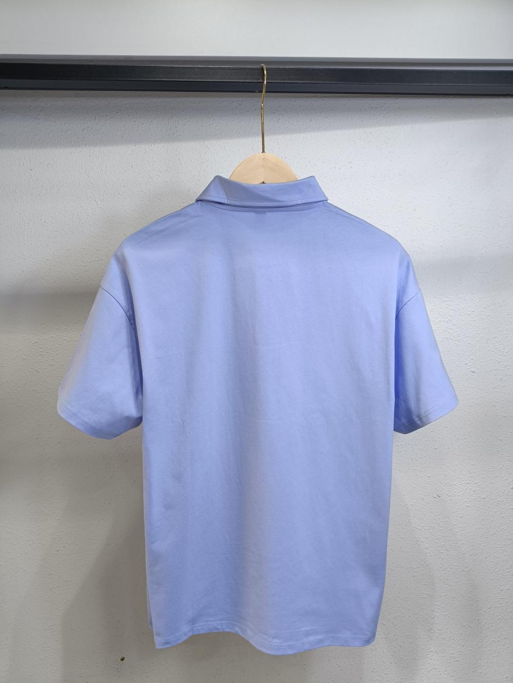 Drop Shoulder Collar Short Sleeve Polo (200g Cotton) view 33