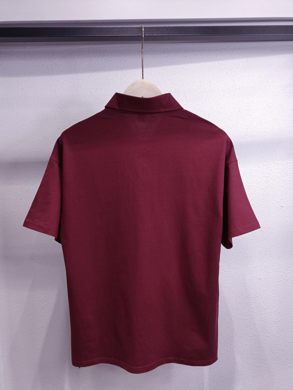 Drop Shoulder Collar Short Sleeve Polo (200g Cotton) view 15