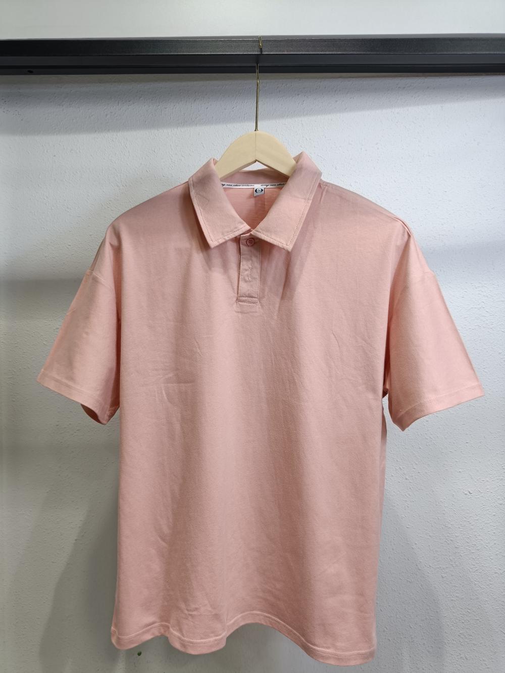 Drop Shoulder Collar Short Sleeve Polo (200g Cotton) view 24