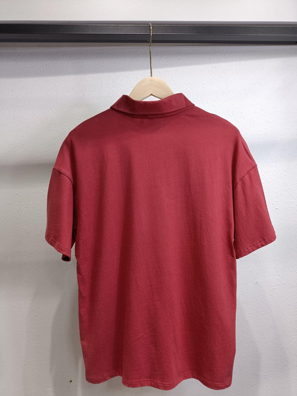 Drop Shoulder Collar Short Sleeve Polo (200g Cotton) view 19