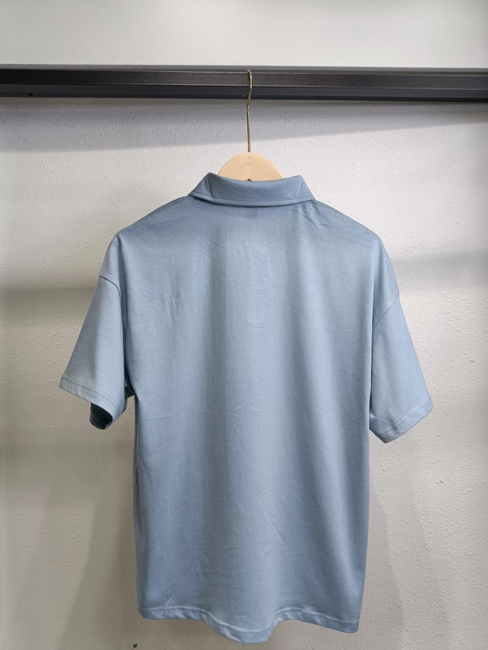 Drop Shoulder Collar Short Sleeve Polo (200g Cotton) view 27