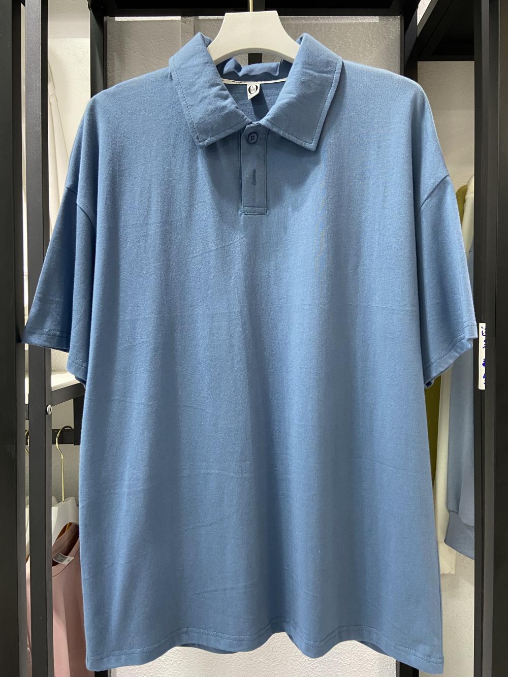 Drop Shoulder Collar Short Sleeve Polo (200g Cotton) view 28