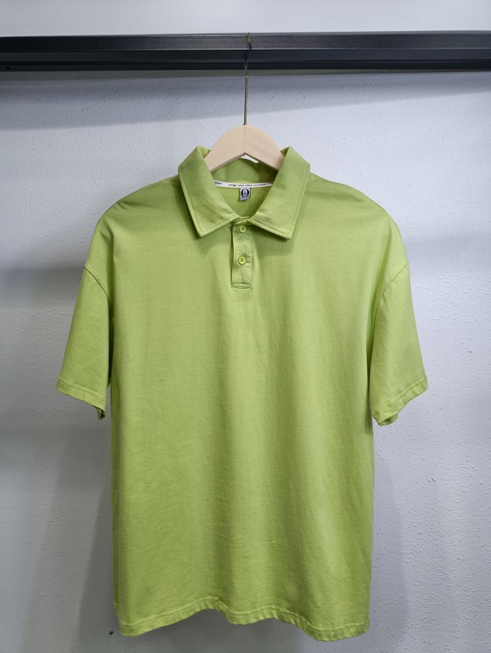 Drop Shoulder Collar Short Sleeve Polo (200g Cotton) view 8