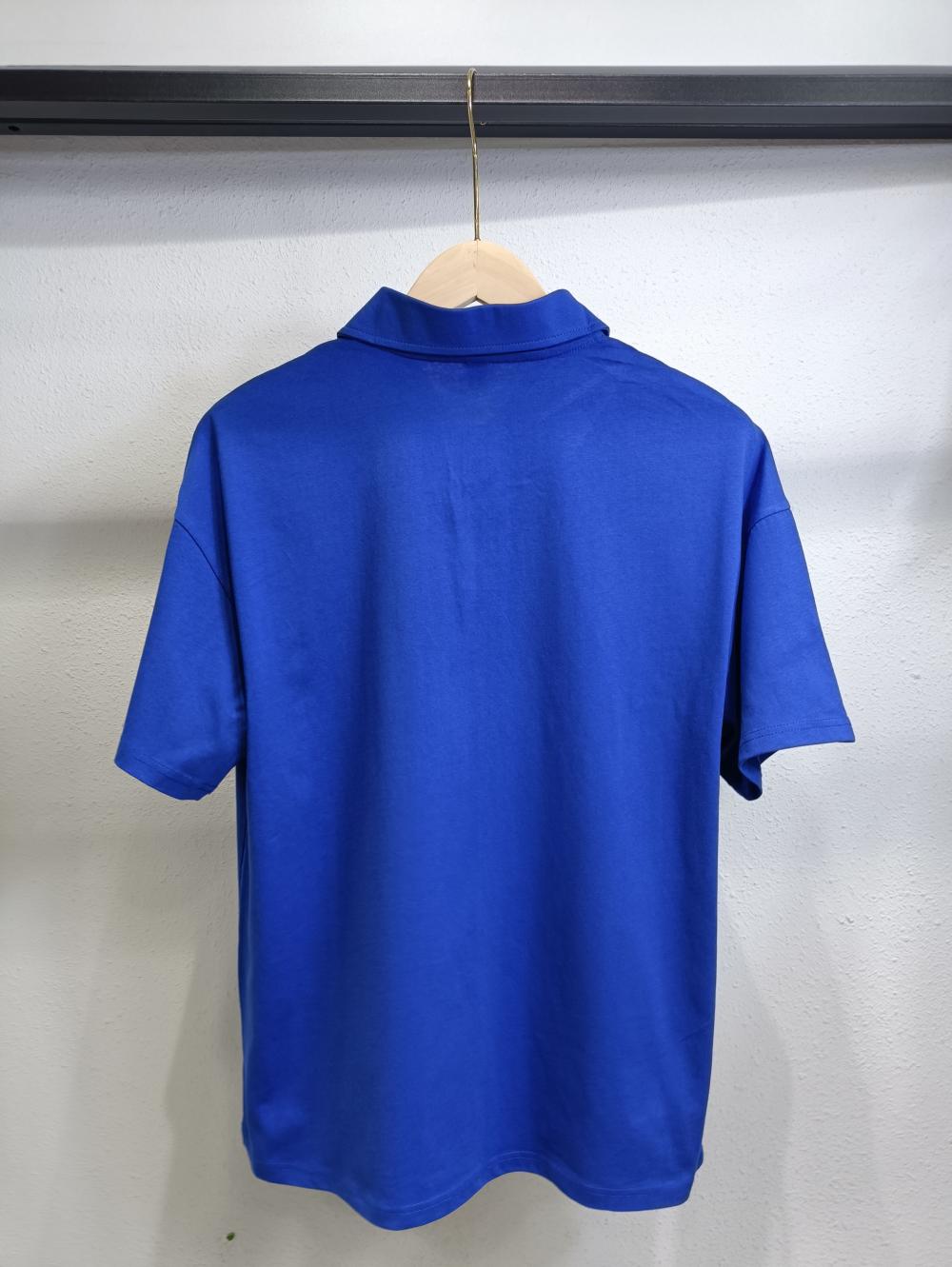 Drop Shoulder Collar Short Sleeve Polo (200g Cotton) view 5