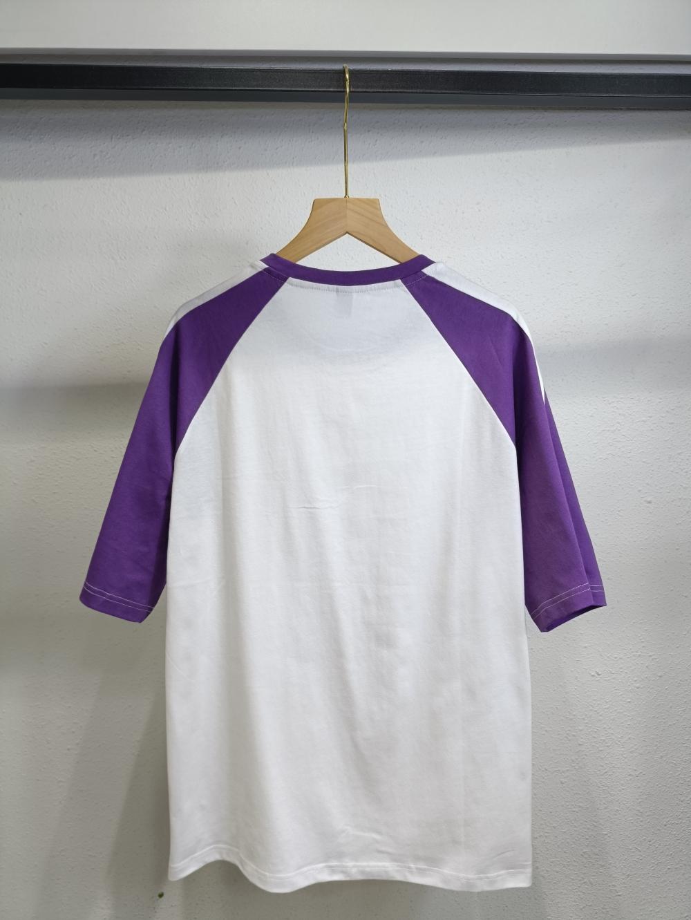 Raglan Colorblock Drop Shoulder Crew Neck 3/4 Sleeve (200g Cotton) view 22