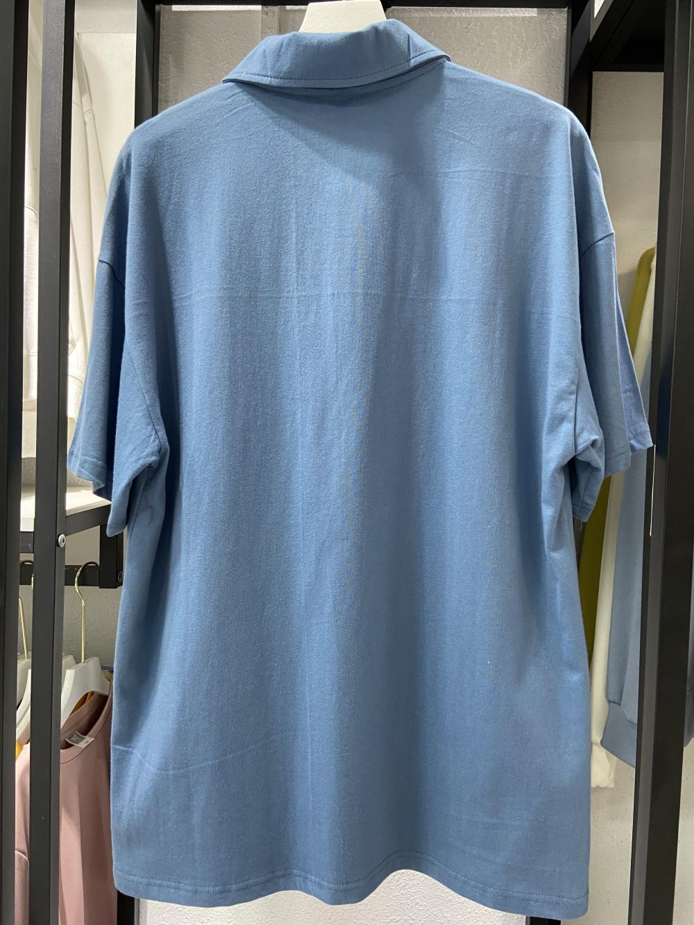 Drop Shoulder Collar Short Sleeve Polo (200g Cotton) view 29