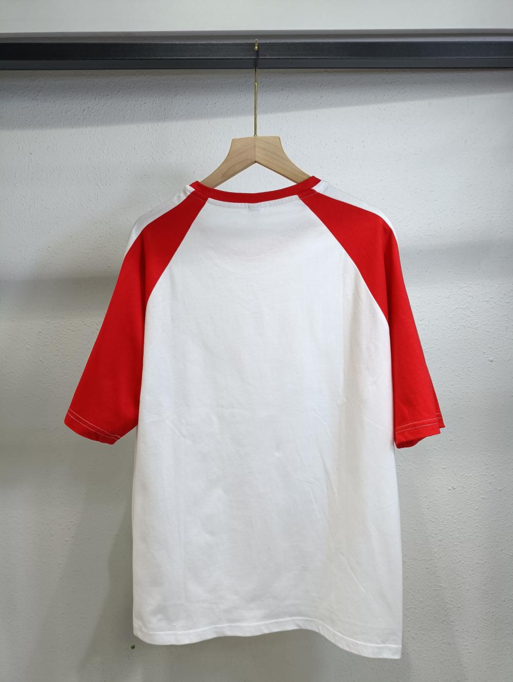 Raglan Colorblock Drop Shoulder Crew Neck 3/4 Sleeve (200g Cotton) view 10