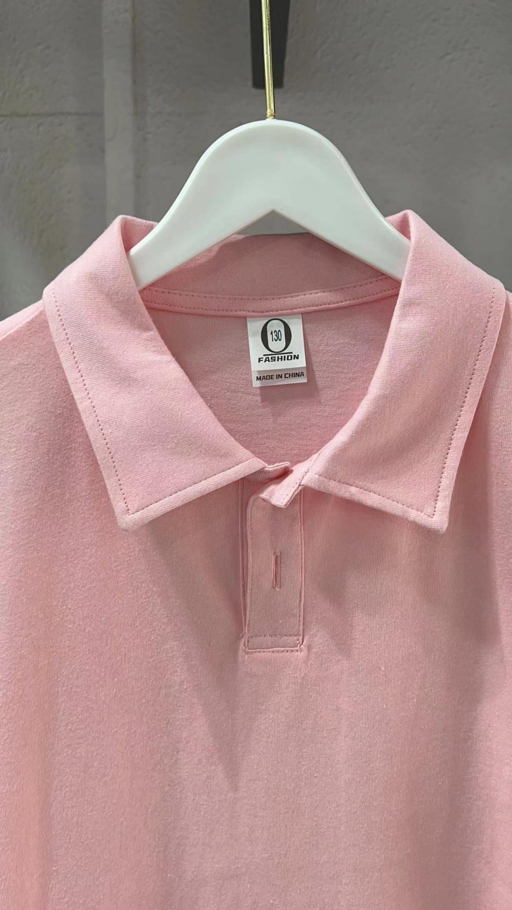 New Kids Cotton Drop Shoulder Short Sleeve Polo (200g) view 18