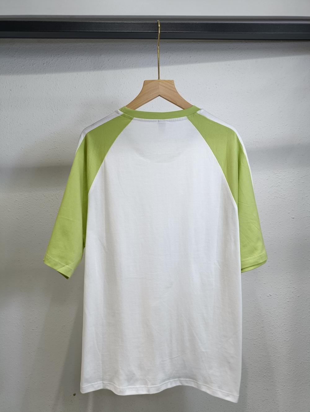 Raglan Colorblock Drop Shoulder Crew Neck 3/4 Sleeve (200g Cotton) view 6