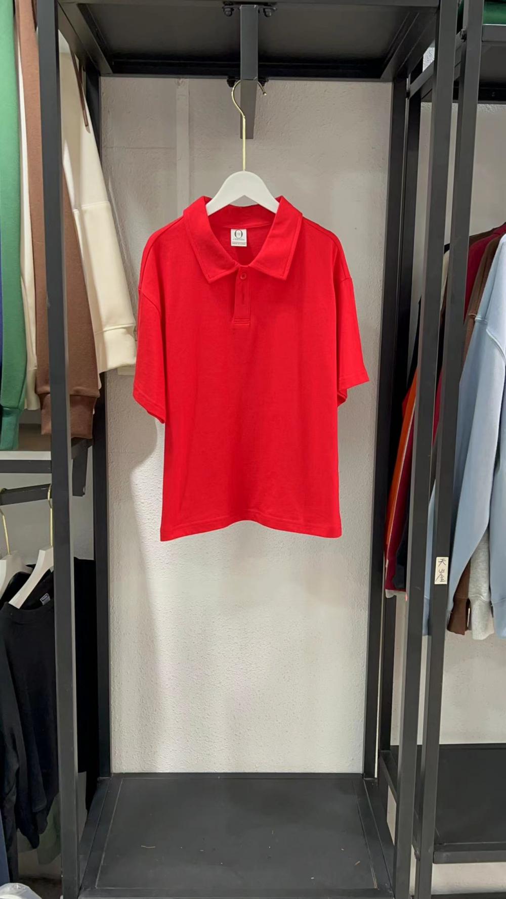 New Kids Cotton Drop Shoulder Short Sleeve Polo (200g) view 8