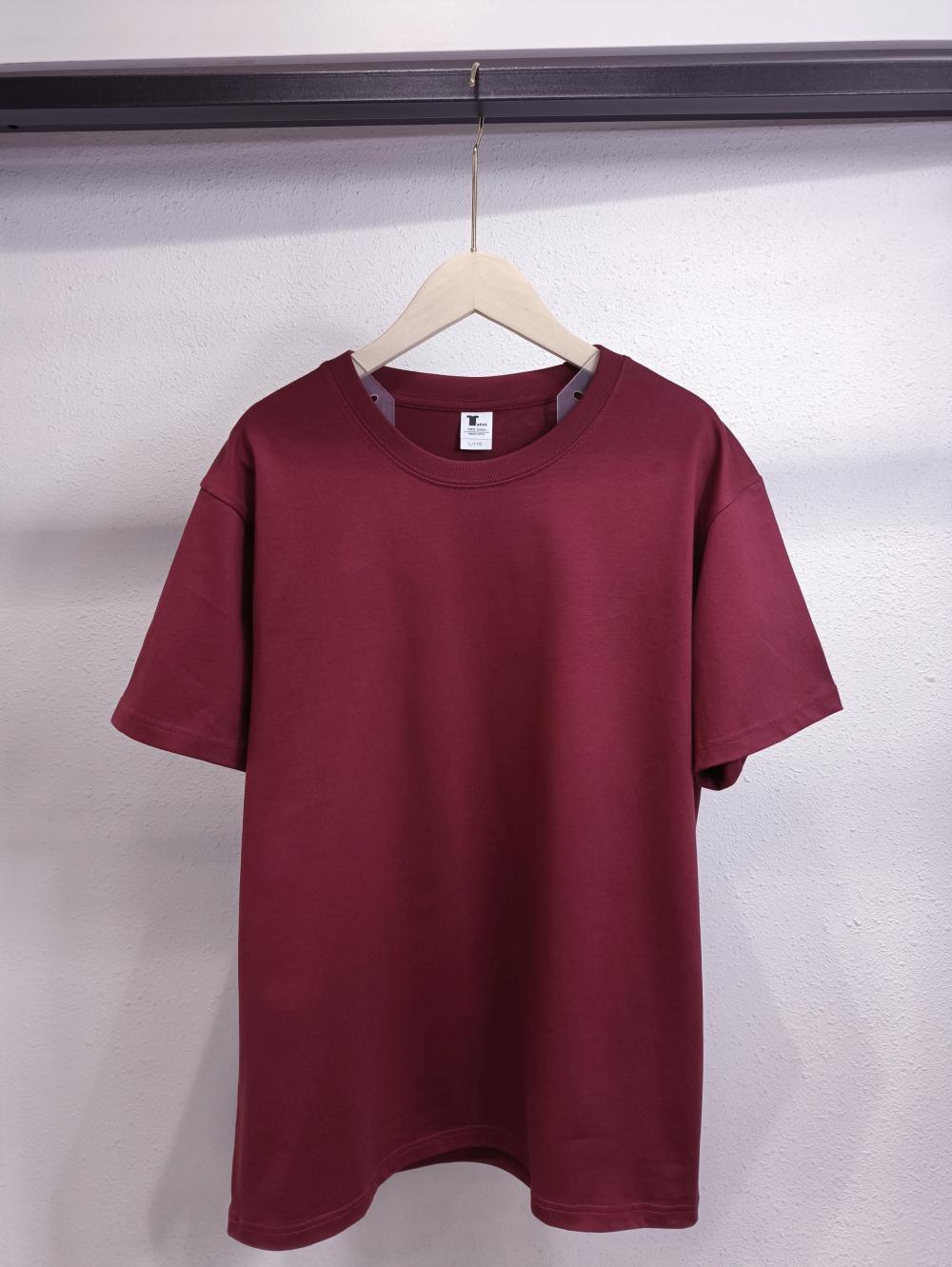 Heavyweight Xinjiang Long Staple Cotton Crew Neck Short Sleeve (240g 7A Antibacterial) view 16