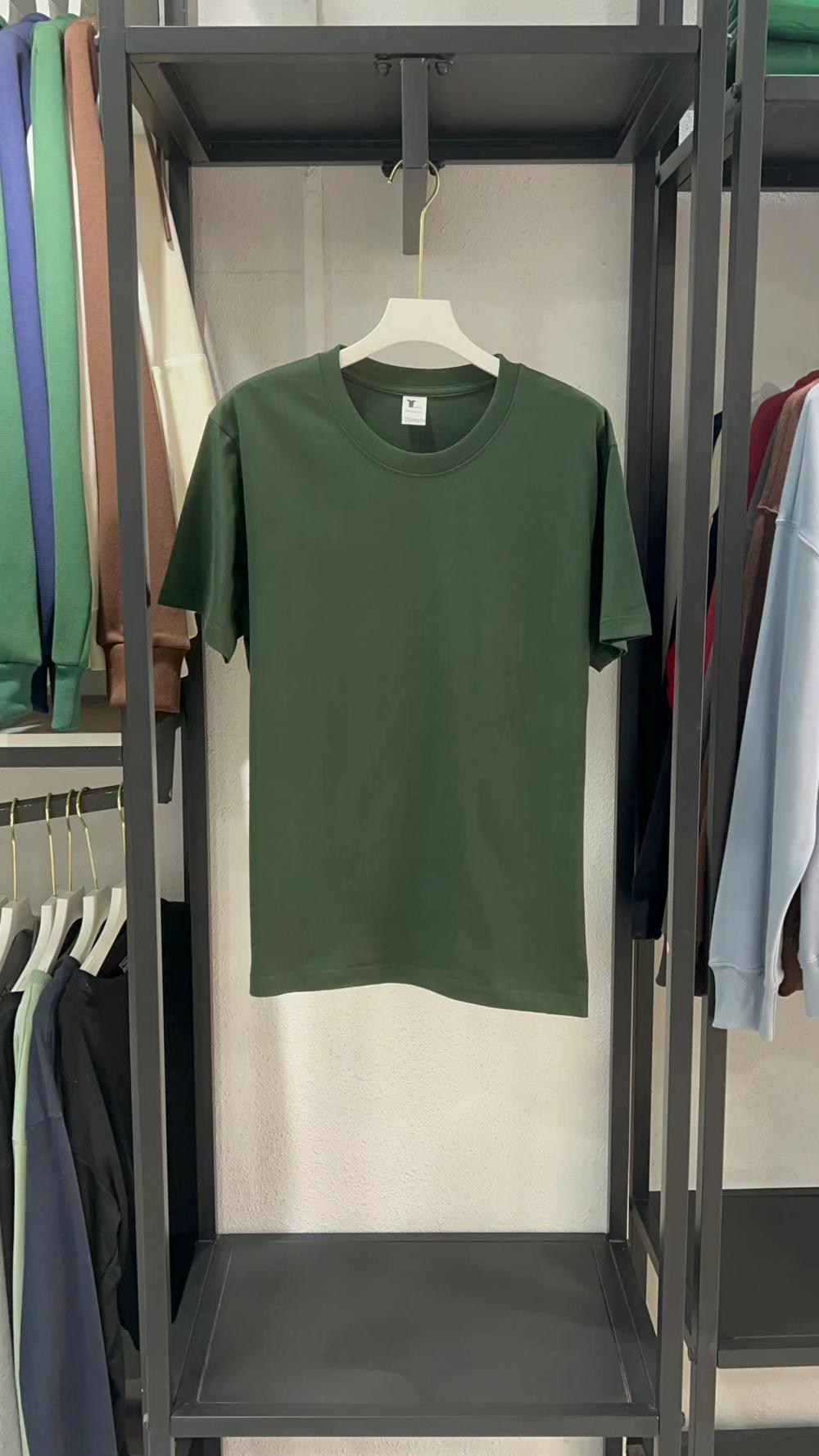 Heavyweight Xinjiang Long Staple Cotton Crew Neck Short Sleeve (240g 7A Antibacterial) view 18