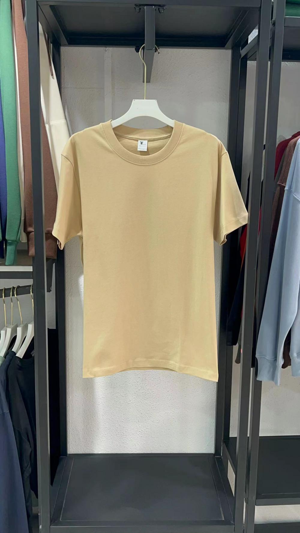Heavyweight Xinjiang Long Staple Cotton Crew Neck Short Sleeve (240g 7A Antibacterial) view 26