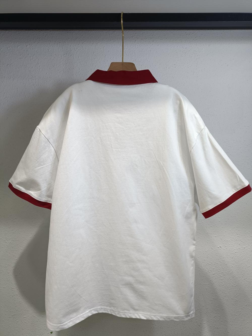 Colorblock Drop Shoulder Short Sleeve (200g Cotton) view 11