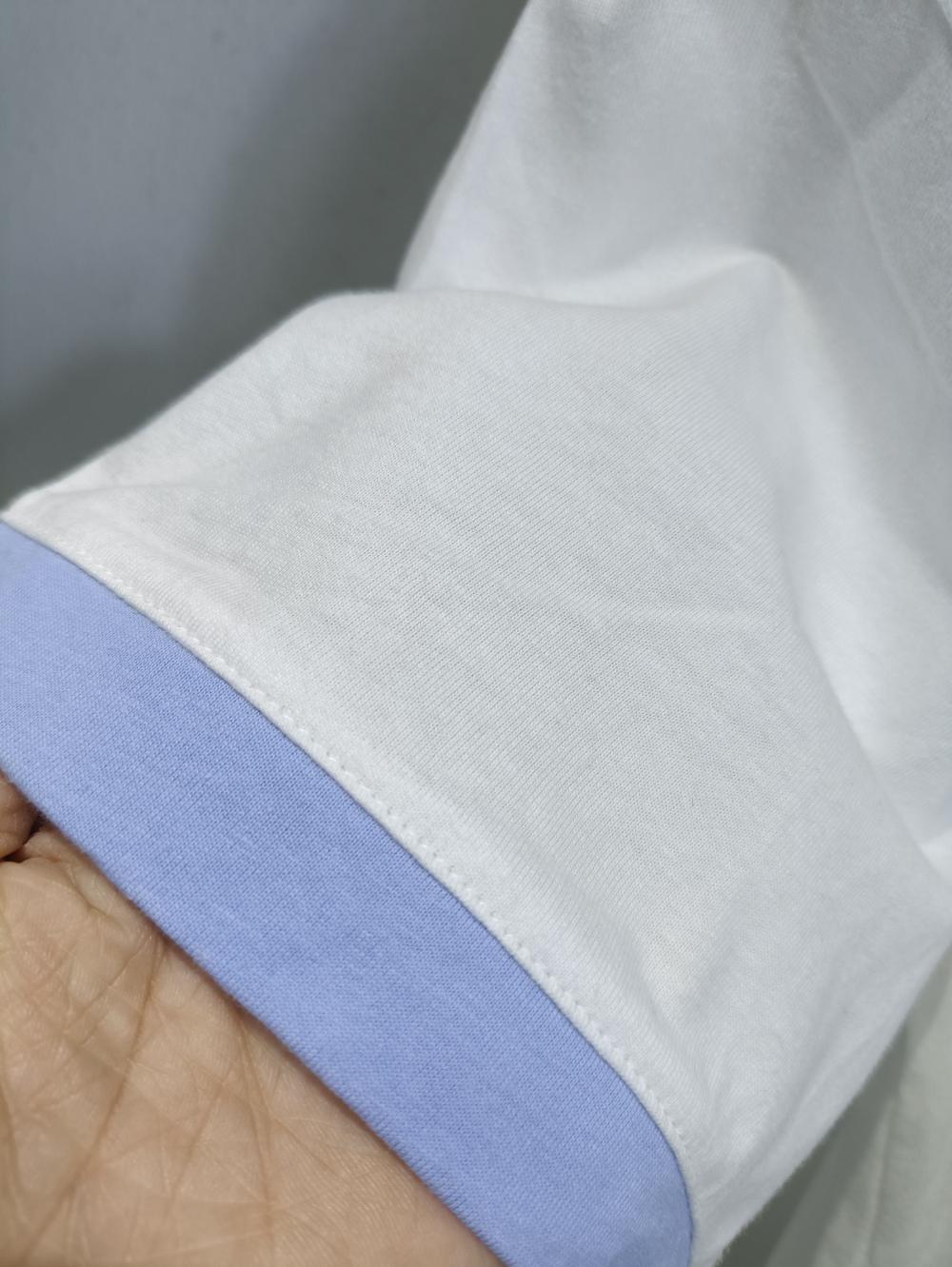 Colorblock Drop Shoulder Short Sleeve (200g Cotton) view 19