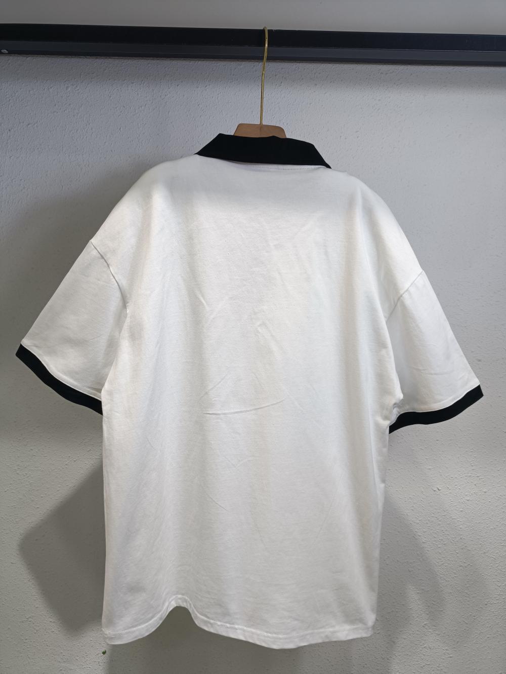 Colorblock Drop Shoulder Short Sleeve (200g Cotton) view 9