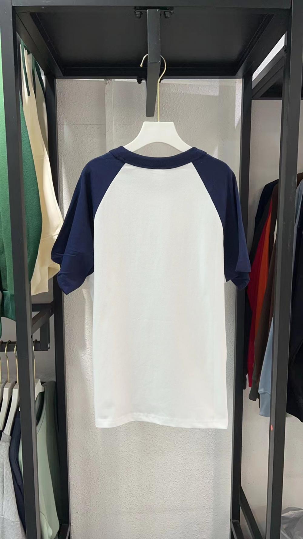 New Kids Cotton Colorblock Raglan Crew Neck Short Sleeve (200g) view 15