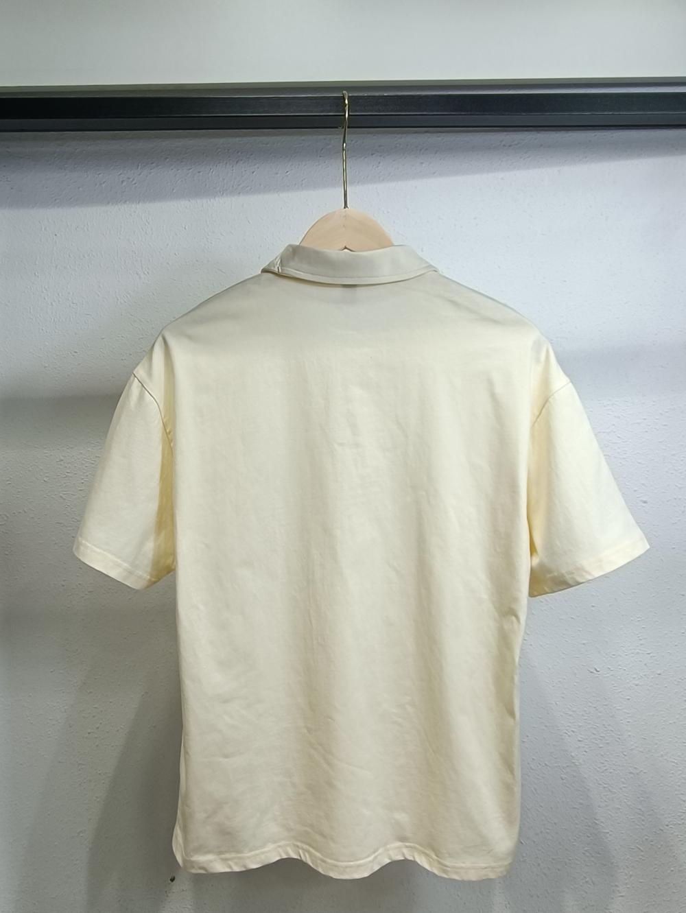 Drop Shoulder Collar Short Sleeve Polo (200g Cotton) view 37