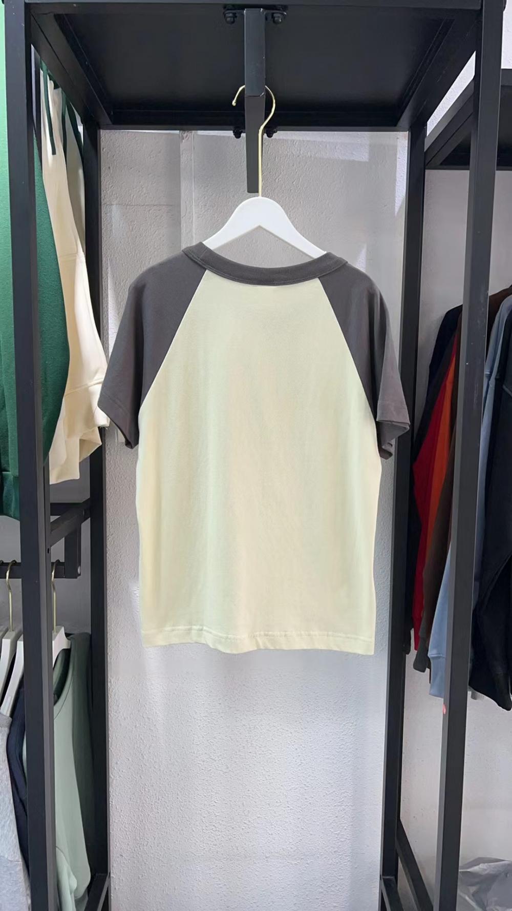 New Kids Cotton Colorblock Raglan Crew Neck Short Sleeve (200g) view 19