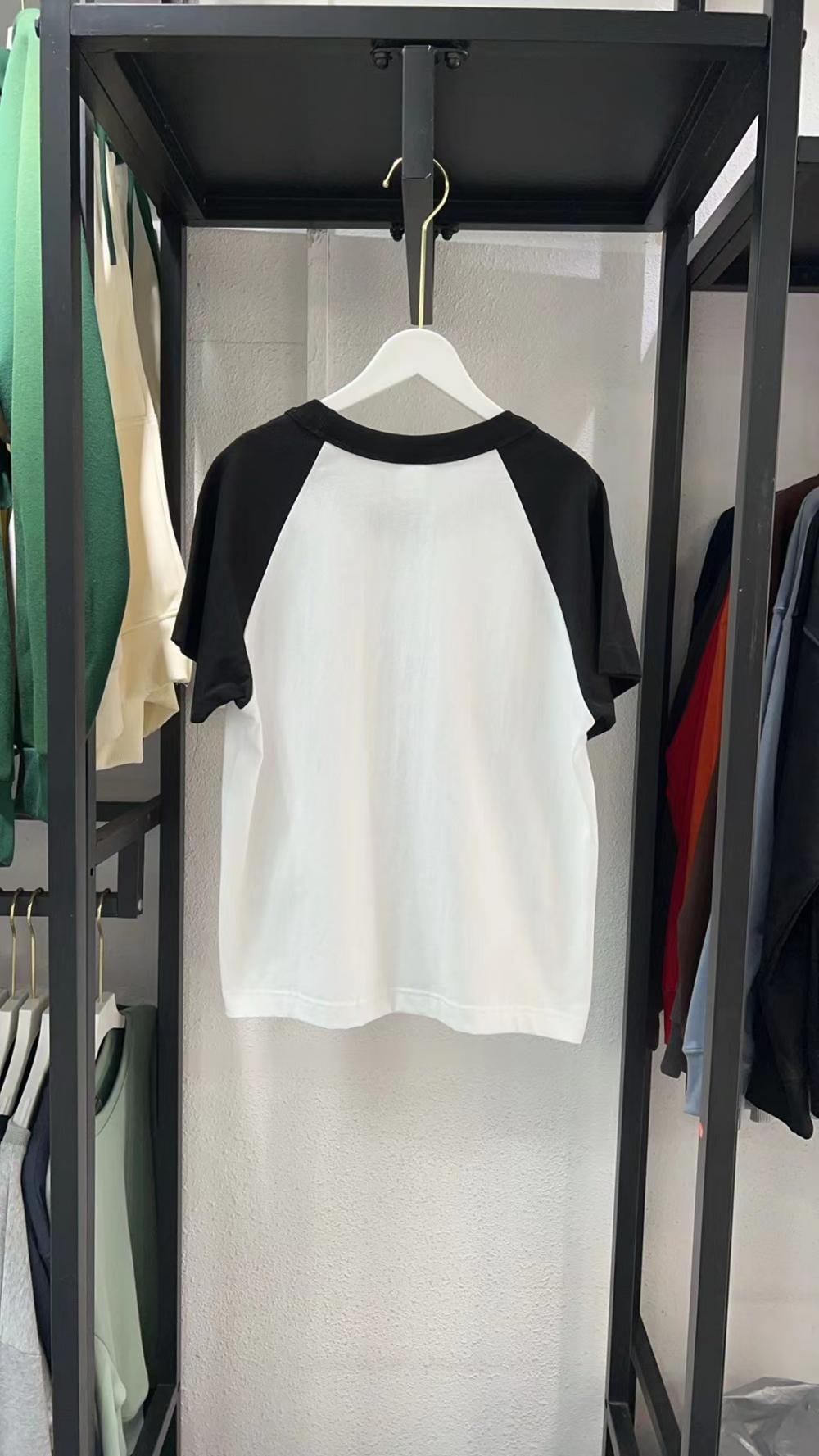 New Kids Cotton Colorblock Raglan Crew Neck Short Sleeve (200g) view 17