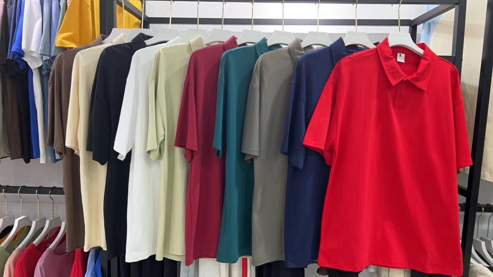 Heavy Drop Shoulder Collar Short Sleeve (240g 7A Antibacterial)