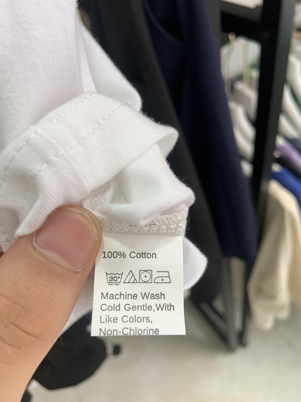 Colorblock Drop Shoulder Short Sleeve (200g Cotton) view 22