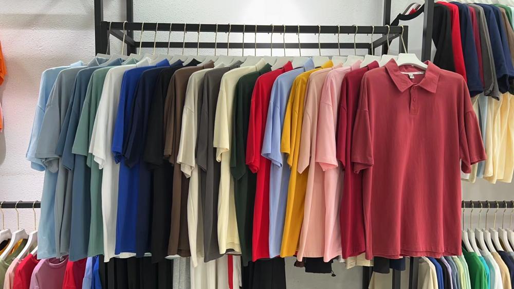 Drop Shoulder Collar Short Sleeve Polo (200g Cotton)