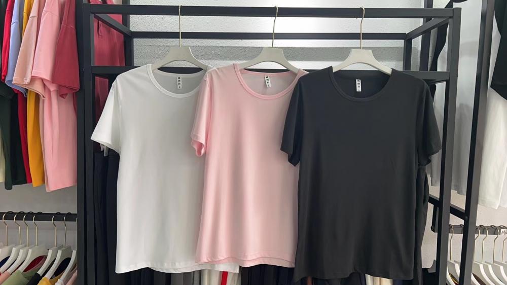 Polo Regular Shoulder Crew Neck Short Sleeve (200g Modal)