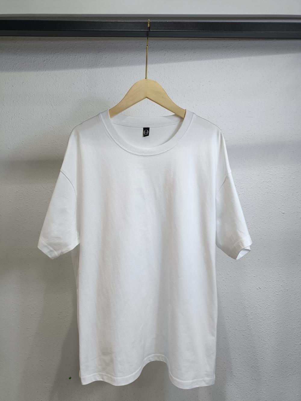 Cotton Drop Shoulder Crew Neck Short Sleeve (200g Cotton)