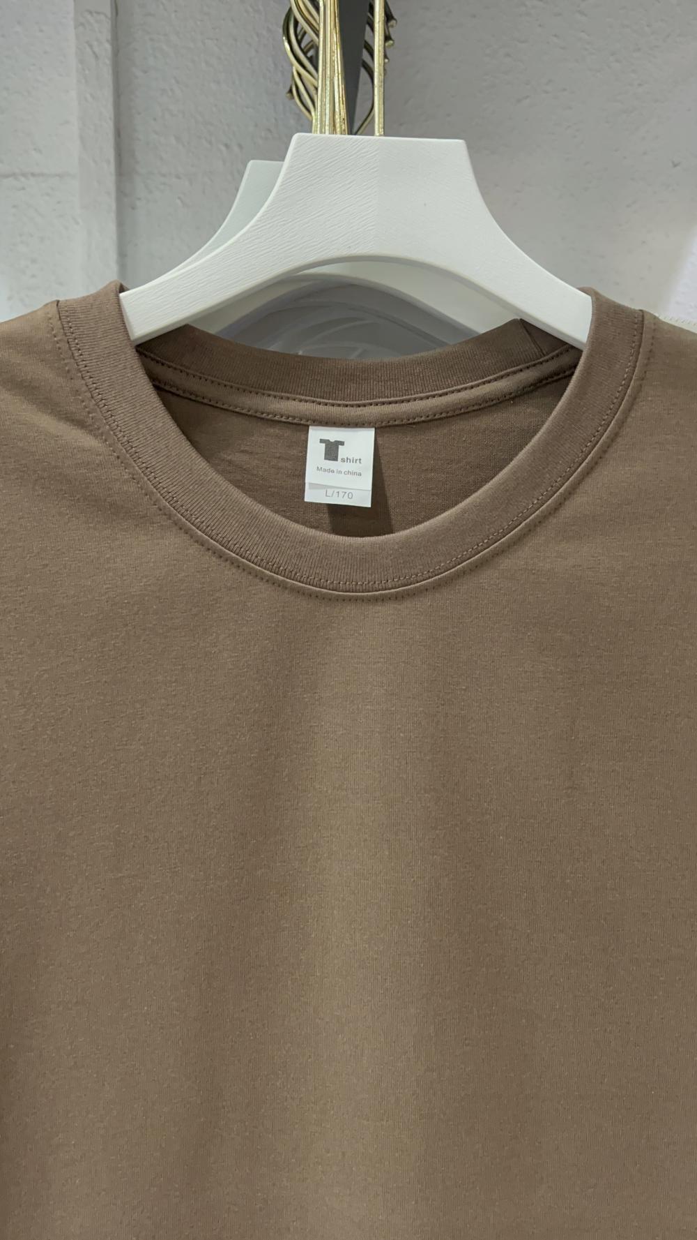 Heavyweight Xinjiang Long Staple Cotton Crew Neck Short Sleeve (240g 7A Antibacterial) view 44