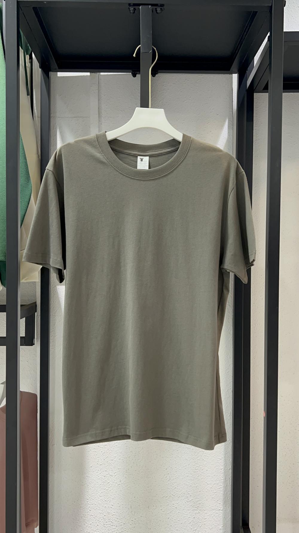 Heavyweight Xinjiang Long Staple Cotton Crew Neck Short Sleeve (240g 7A Antibacterial) view 34