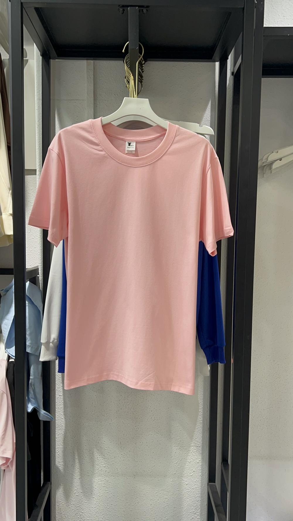 Heavyweight Xinjiang Long Staple Cotton Crew Neck Short Sleeve (240g 7A Antibacterial) view 40
