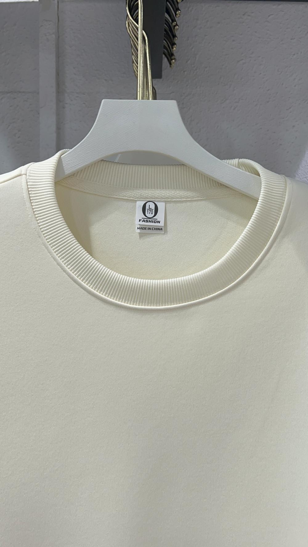 Comfortable Cotton Loose Crew Neck Sweatshirt (320g) view 24