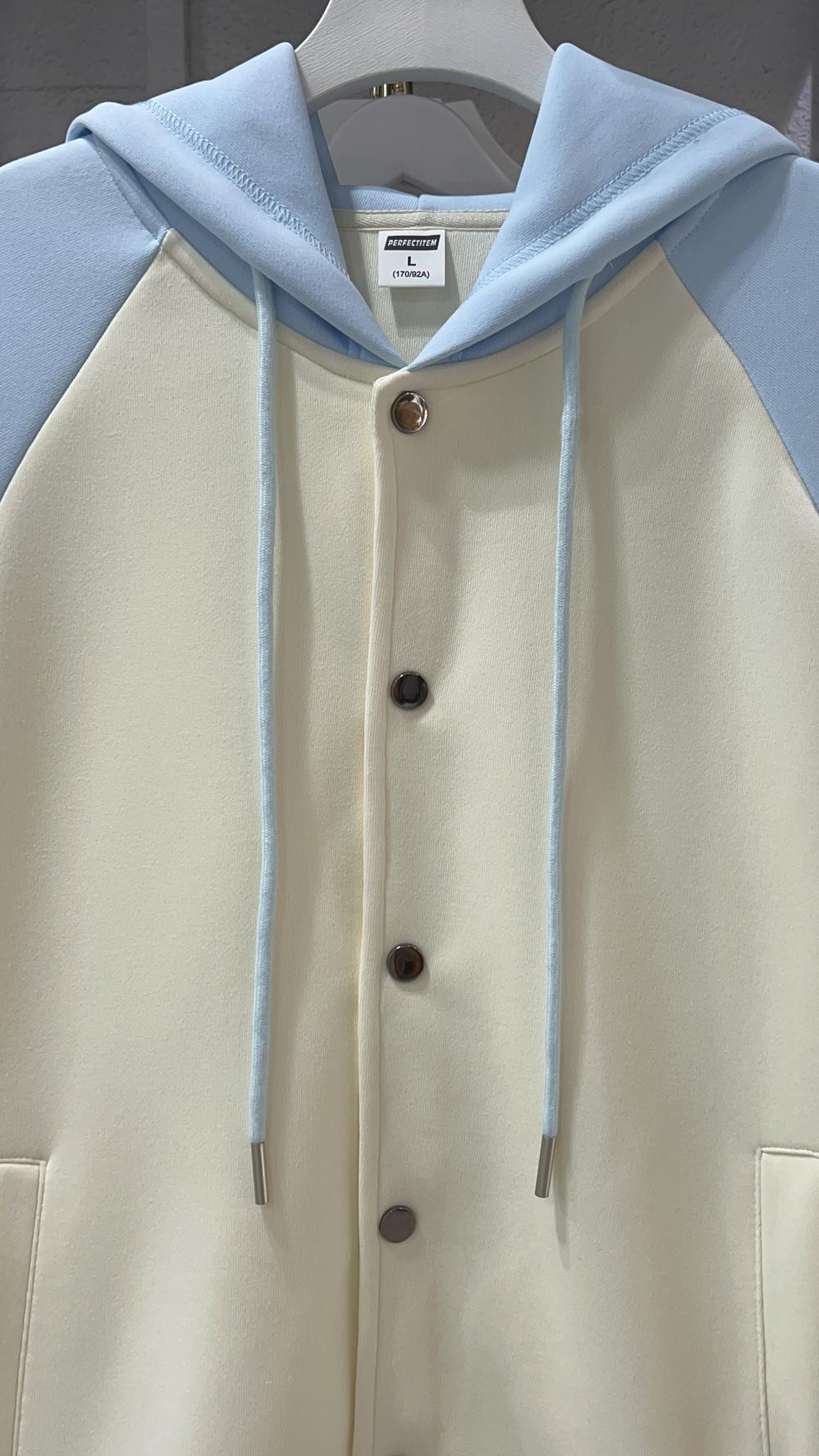 Cotton Loose Raglan Hooded Baseball (320g) view 14