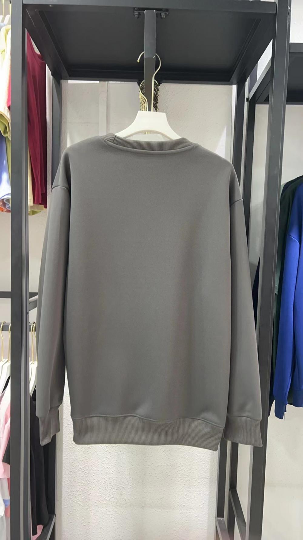 Comfortable Cotton Loose Crew Neck Sweatshirt (320g) view 19