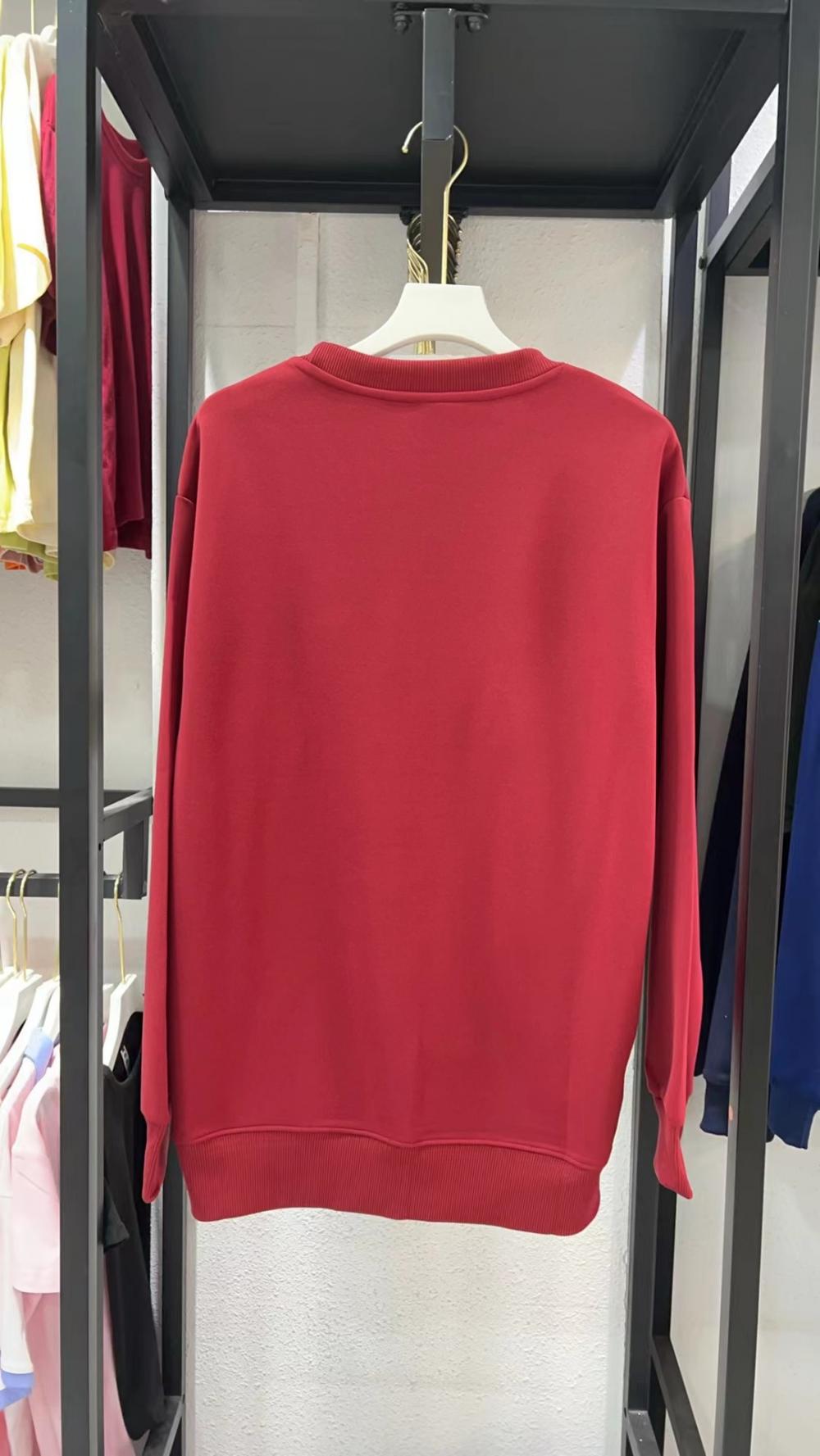 Comfortable Cotton Loose Crew Neck Sweatshirt (320g) view 17