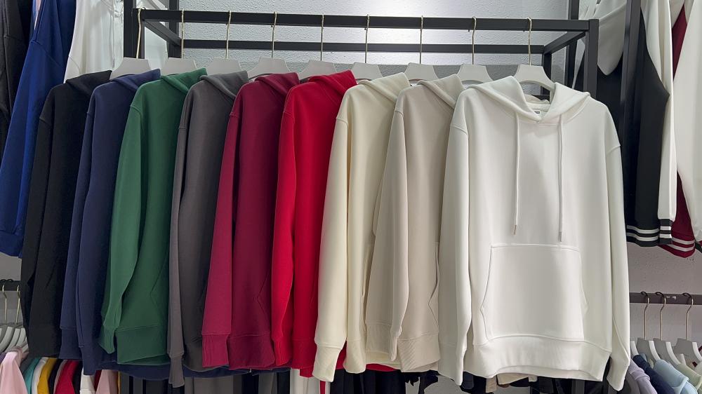 Vintage Cotton Loose Hooded Sweatshirt (350g) view 6